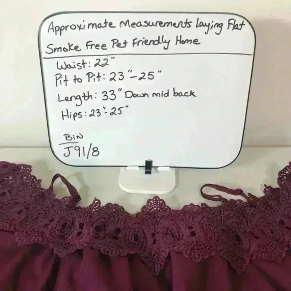 BCX Women Plus Size Trendy Off-The-Shoulder Crochet Dress Purple Size 2X NWOT - Picture 16 of 16